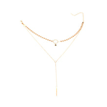 Sequins Long Tassel Star Choker