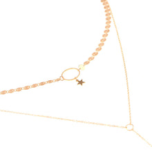 Sequins Long Tassel Star Choker