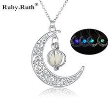 Luminous Stone charm necklace