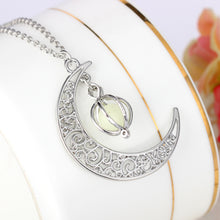 Luminous Stone charm necklace
