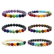 Lava stone Chakra Bracelets