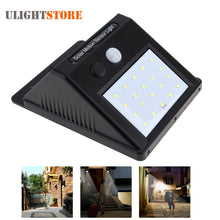 Solar Powered Motion Sensor Wall Light