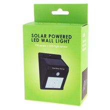 Solar Powered Motion Sensor Wall Light