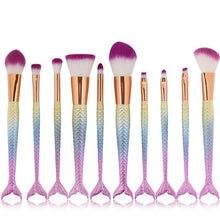 15PCS Mermaid Makeup Brushes Set