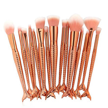 15PCS Mermaid Makeup Brushes Set