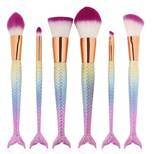 15PCS Mermaid Makeup Brushes Set