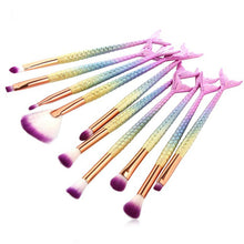15PCS Mermaid Makeup Brushes Set
