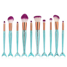 15PCS Mermaid Makeup Brushes Set
