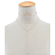 Sequins Long Tassel Star Choker